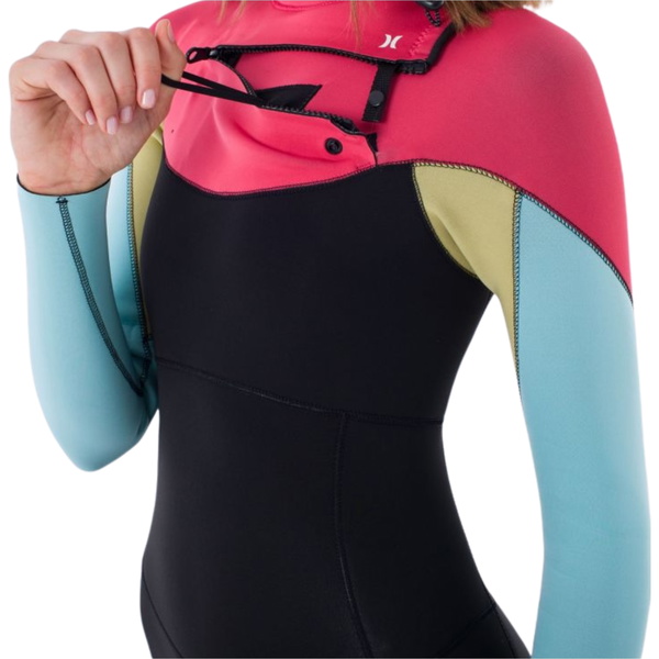 Hurley Advant 3/2mm Chest Zip Våddragt WFS0013302 - Til Kvinder. Spiced Coral